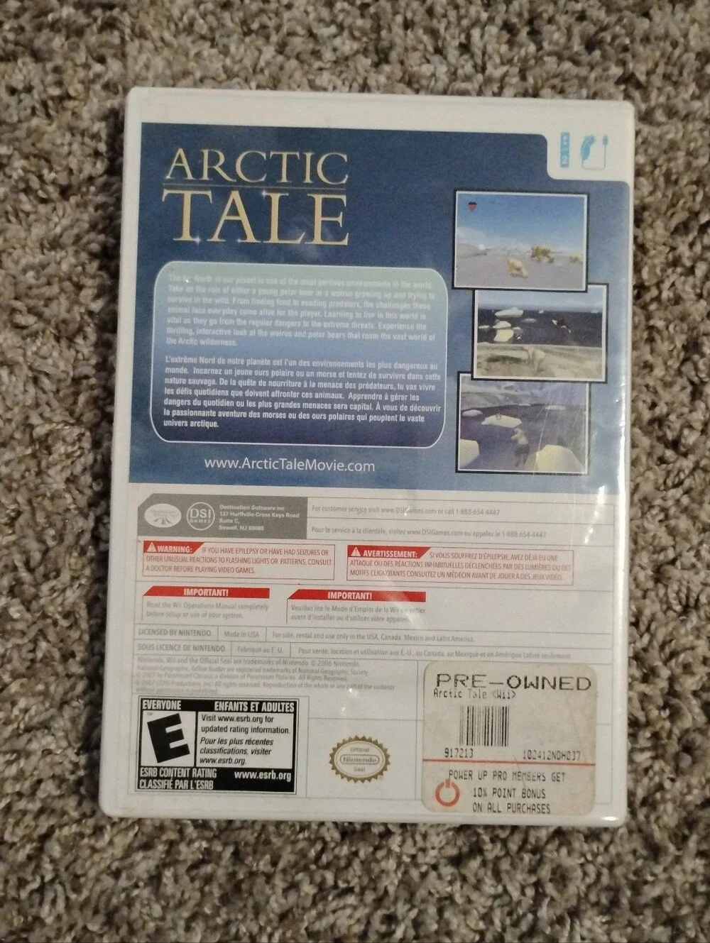 Arctic Tale (Nintendo Wii) - Complete in Case CIB w/ Manual - Tested